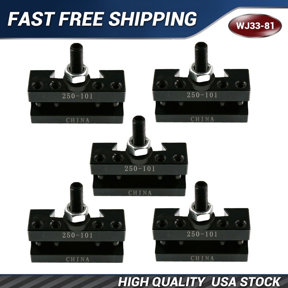5pcs AXA #1 250-101 Quick Change Tool Post Turning & Facing Holder For Lathe