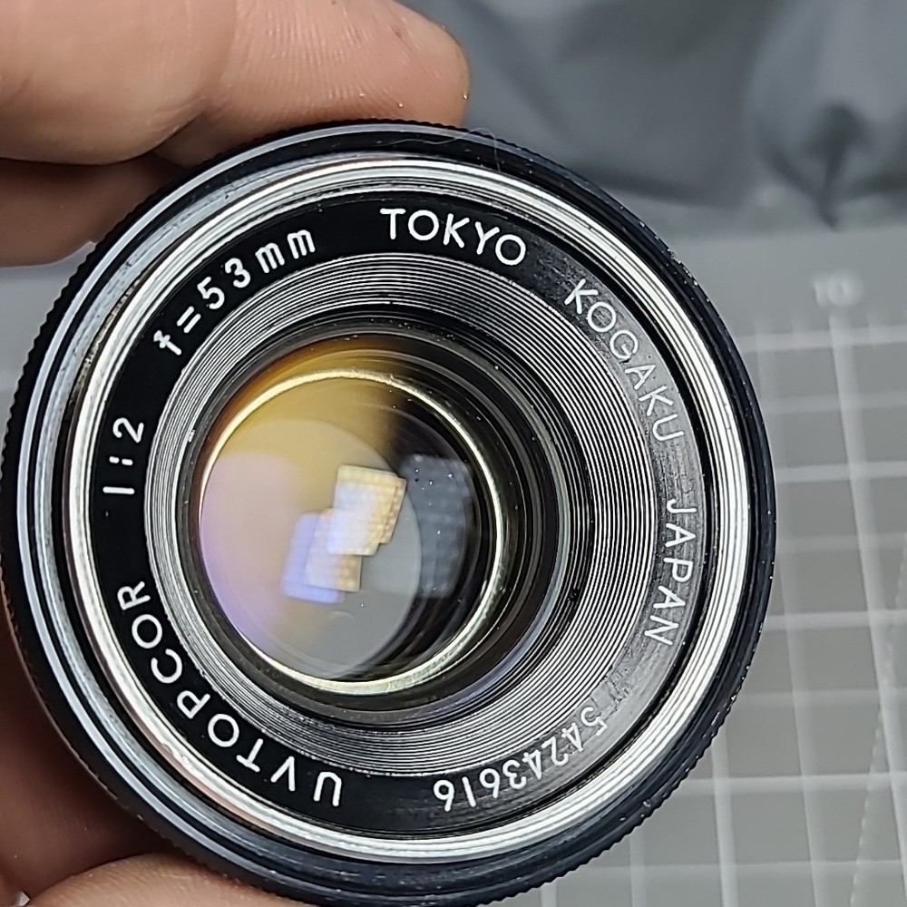 TOPCON UV TOPCOR F2  53mm Camera Lens