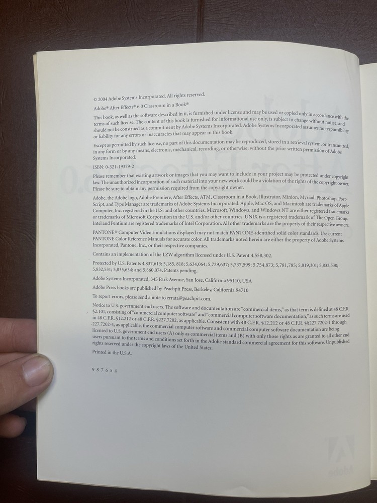 Adobe After Effects 6.5 Professional for Windows Education Version w/ Serial Num