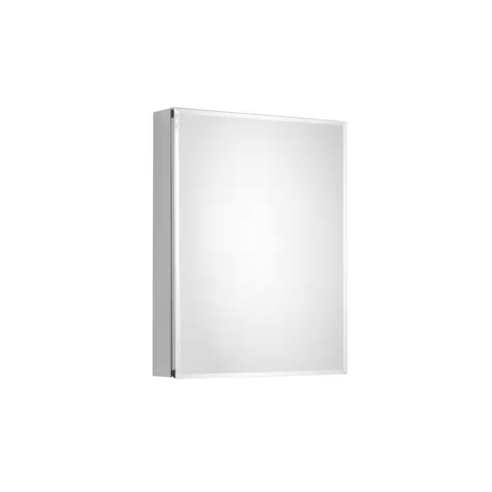 20 In. W X 26 In. H Rectangular Medicine Cabinet with Mirror