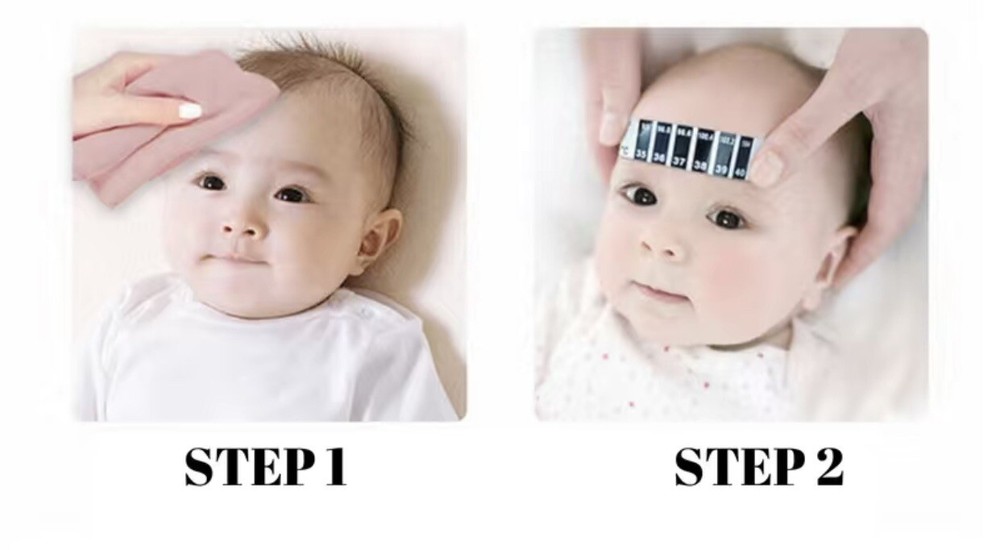Quick Read Forehead Thermometer Strips