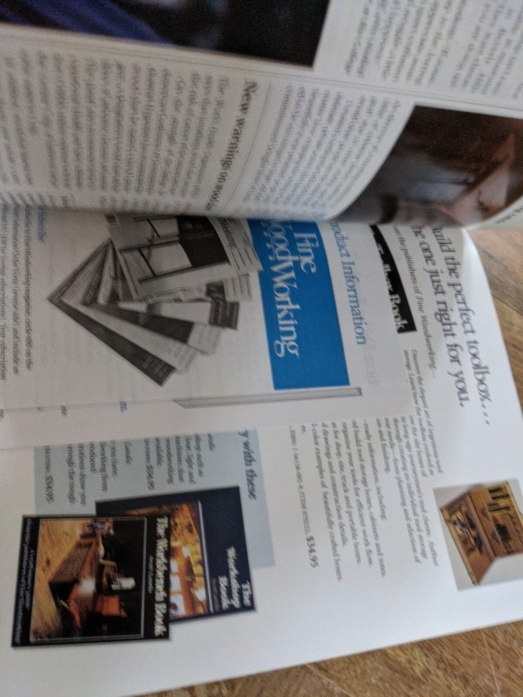 FINE WOODWORKING MAGAZINE April, 1996