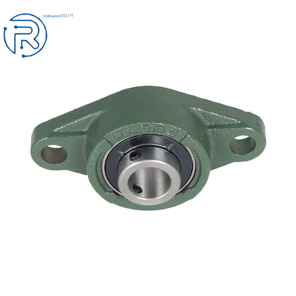 4 Pack 3/4" Bore UCFL204-12 2 Bolt Solid Pillow Block Flange Mounted Bearing