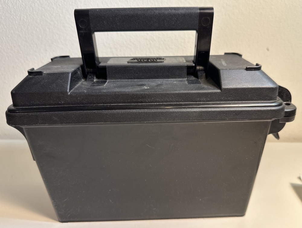 USCCA Black Portable Plastic Ammunition Can Set 5 Piece Rectangle New!