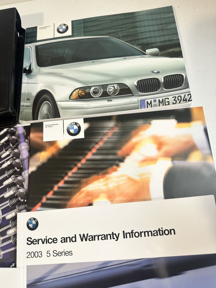 2003 BMW 5 Series Owner's Manuals Set