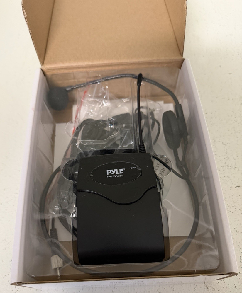 PYLE Wireless Laviler Microphone USB Headset Mic PUSBMIC43 NIOB