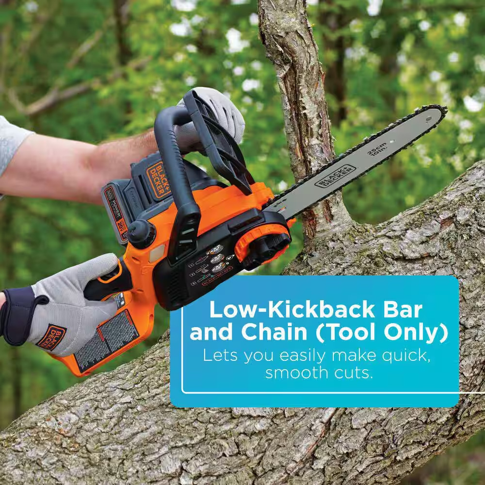 20V MAX 10In. Battery Powered Chainsaw, Tool Only