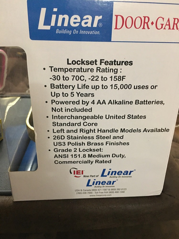 LINEAR 212LSCUS3CRRT Bright Brass Electronic Accessory 212LSCUS3CRRT Right