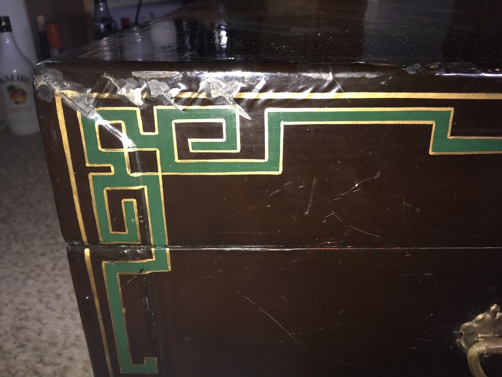 Maitland Smith Limited Hand-Painted Chest
