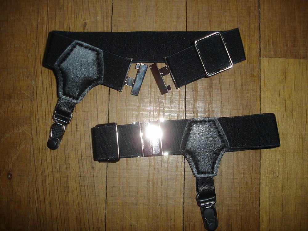 Men's Garters Fixed Garter Socks - Socks Black NEOFAN