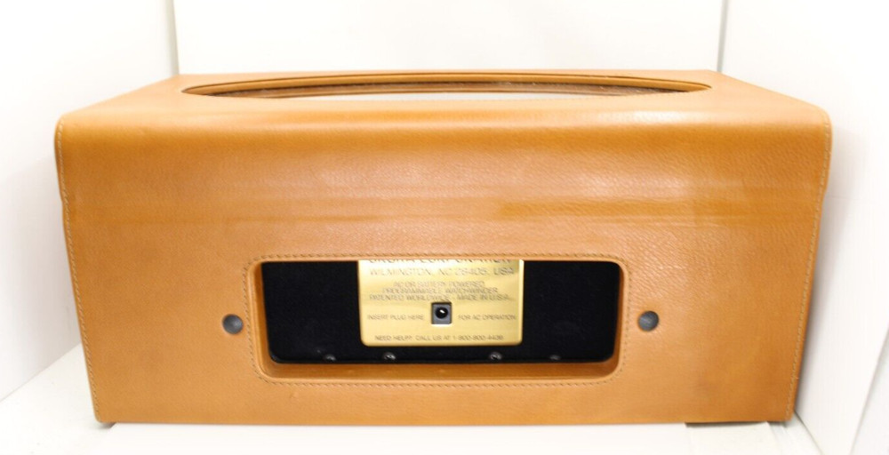 Orbita Corporation Brown Leather Triple Unit Programmable Watch Winder