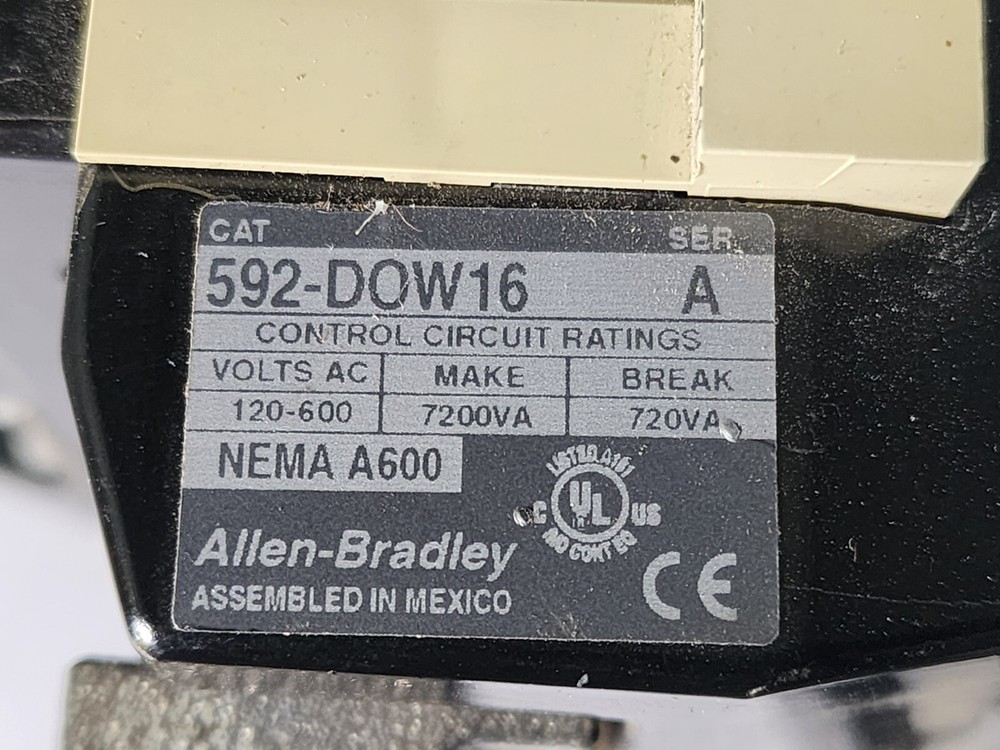 Allen Bradley 592-DOW16 Overload Relay