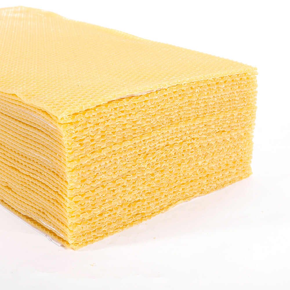 30* Honeycomb Beeswax Sheet Wax Frames Beekeeping Foundation Honey Bee Hive Tool