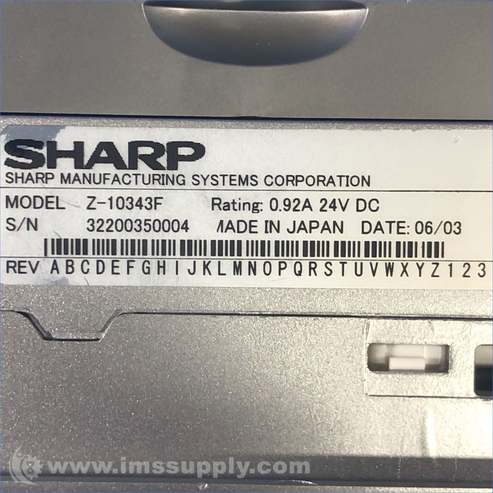 Sharp Z-10343F Giken GTM-501 Display FNIP