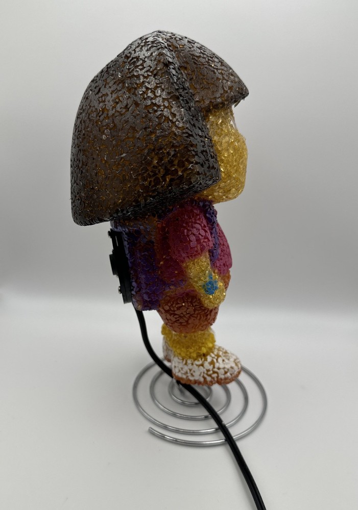 Dora The Explorer EVA Popcorn Lamp Night Light Melted Plastic 10” Not Working