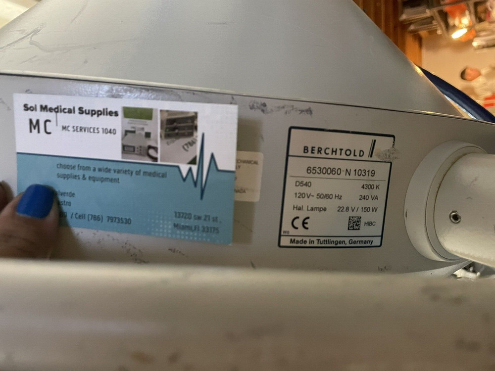 Berchtold Chromophare D540 Surgical Light Features