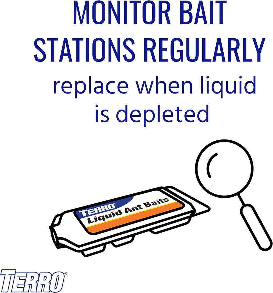 TERRO T300B Liquid Ant Killer 12 Bait Stations