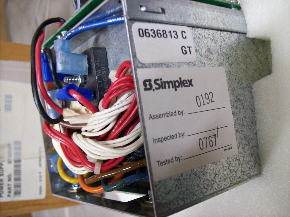Simplex Power Supply 0742097
