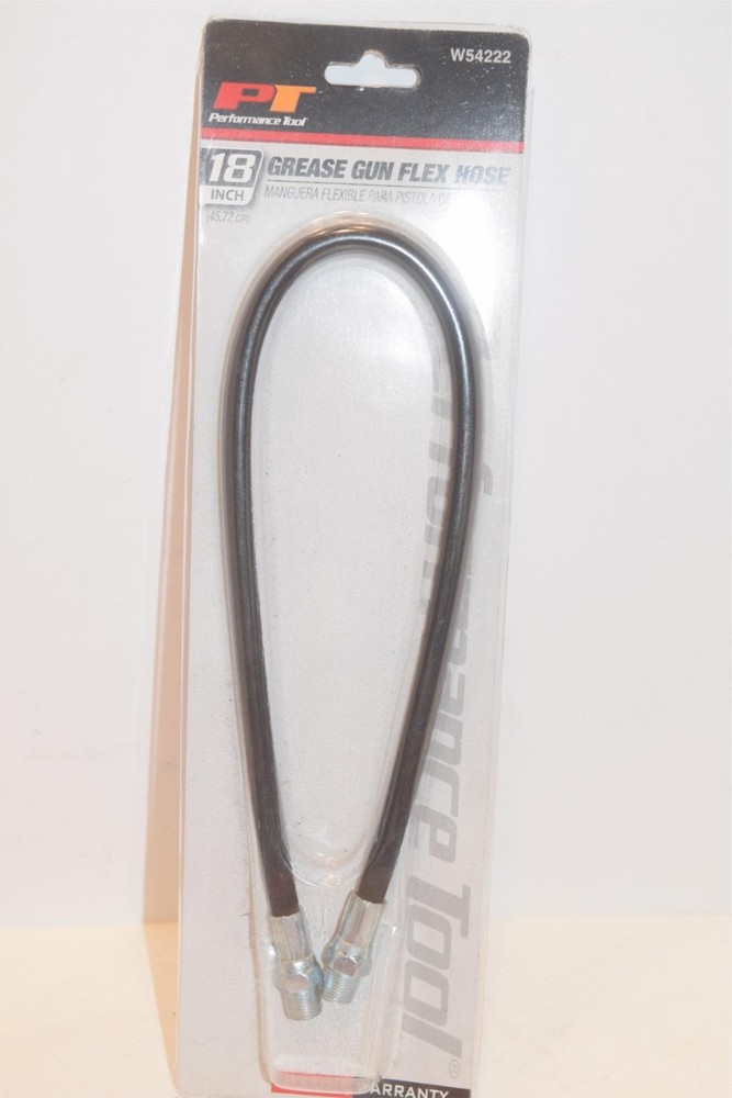 18" Grease Gun Flex Hose Performance Tool W54222 - B1-109