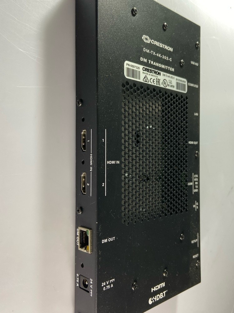 CRESTRON • DM-TX-4K-202-C / DM TRANSMITTER