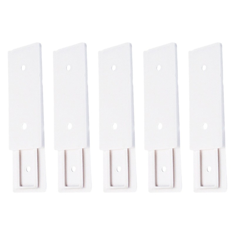 Pack of 5 Multipurpose Power Strips Brackets for Easy Installation Without Tool