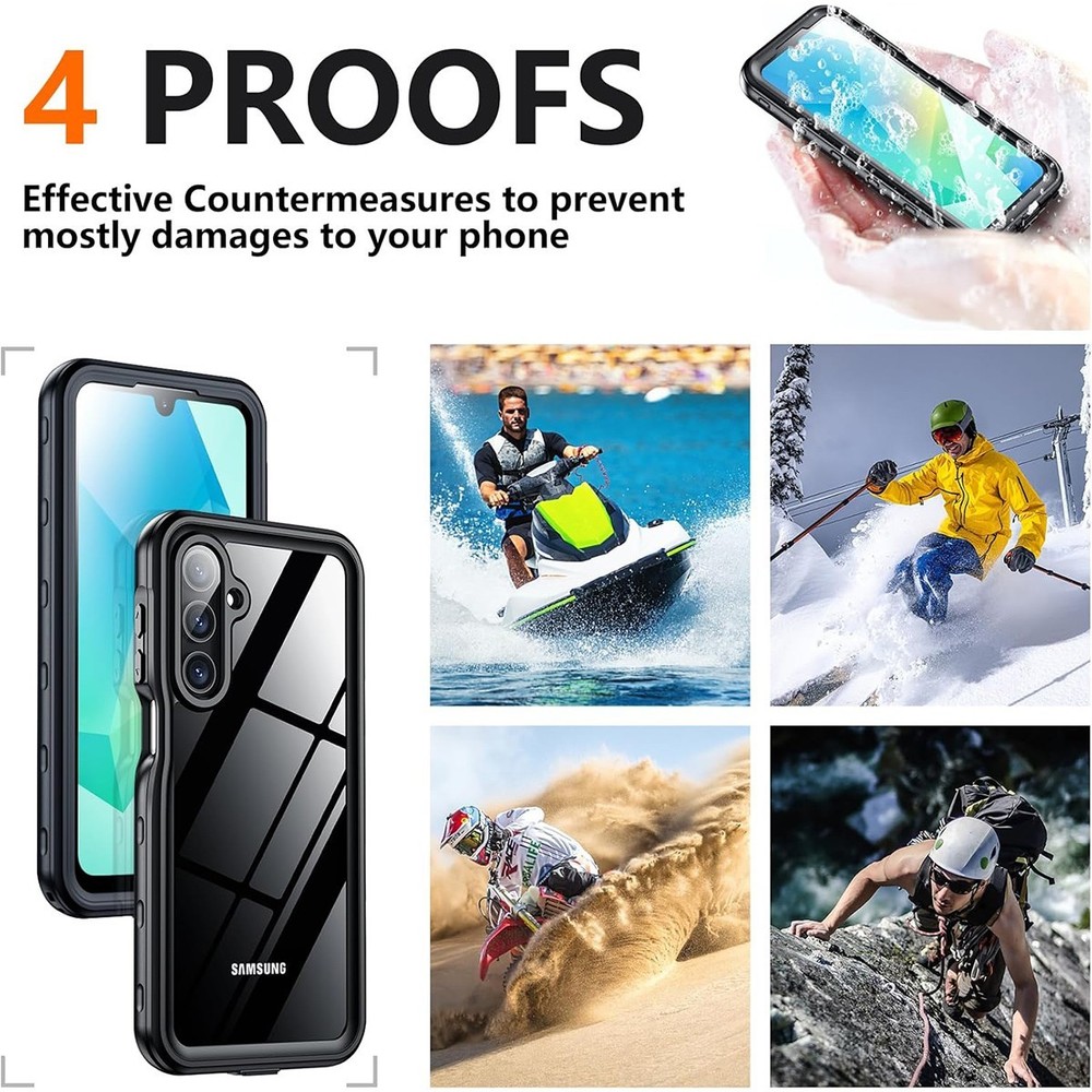 IP68 Waterproof Case For Samsung Galaxy A16 5G Shockproof Cover Screen Protector