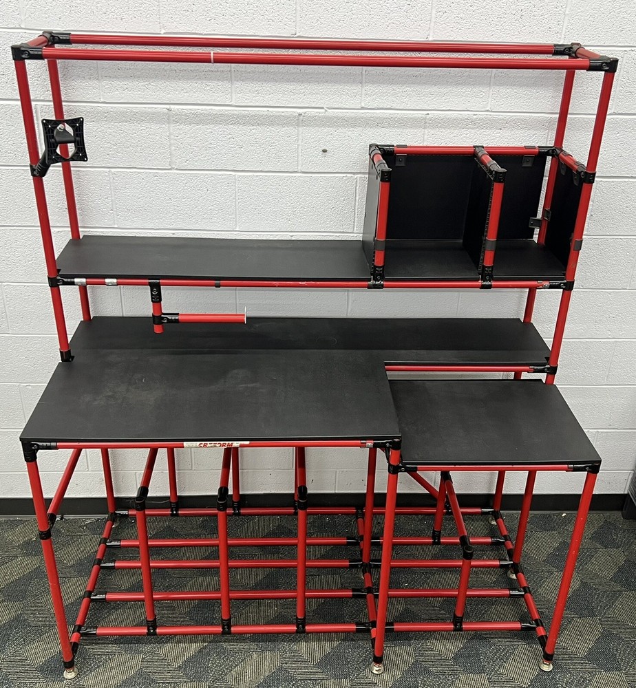 CREFORM BENCH RACK STORAGE ORGANIZER SHIPPING STATION