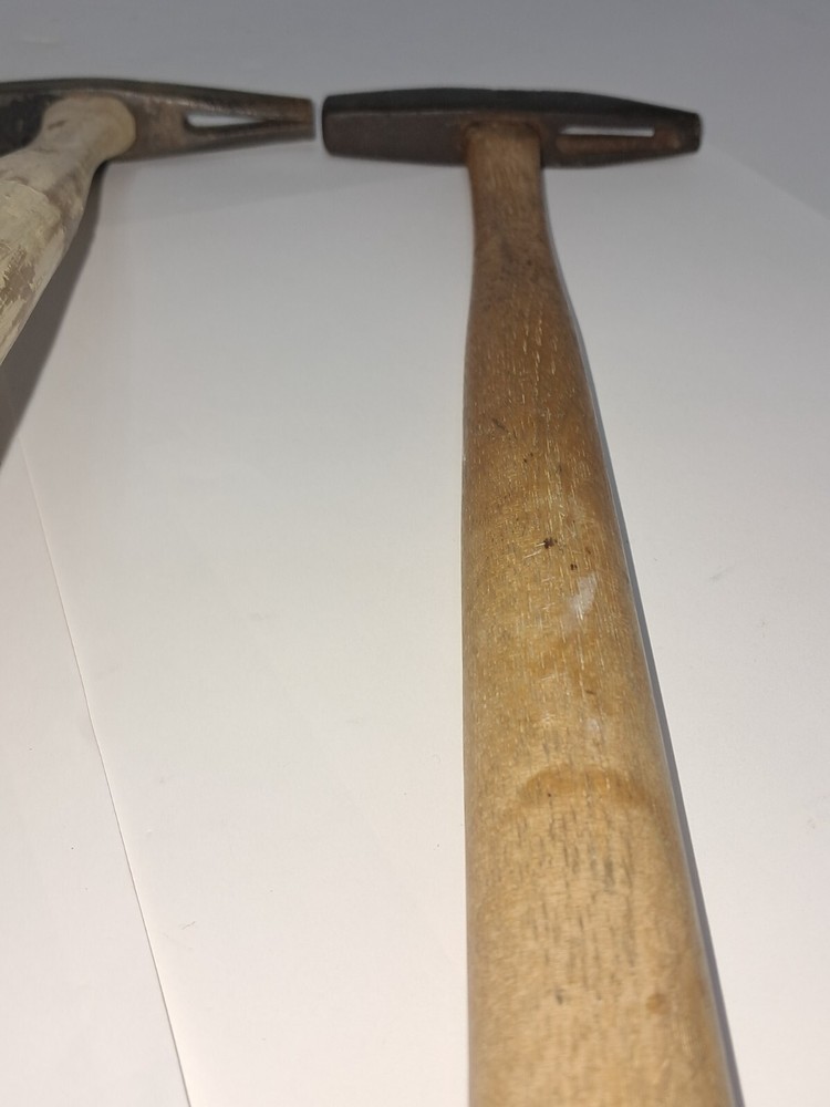 Two Vintage Tack Puller Hammer Upholstery Tools With Magnetic Tip (t)
