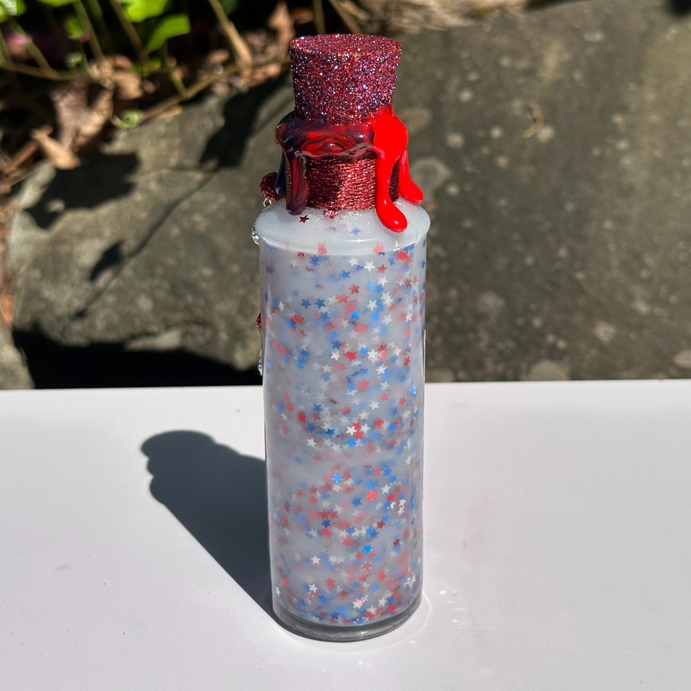 Liberty Elixir Decorative Potion Bottle Glitter Shake 4th of July Decor