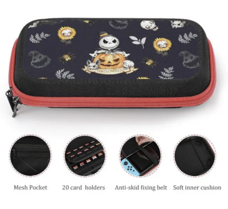 Carrying Case for Nintendo Switch - Protective Hard Shell - Halloween Theme