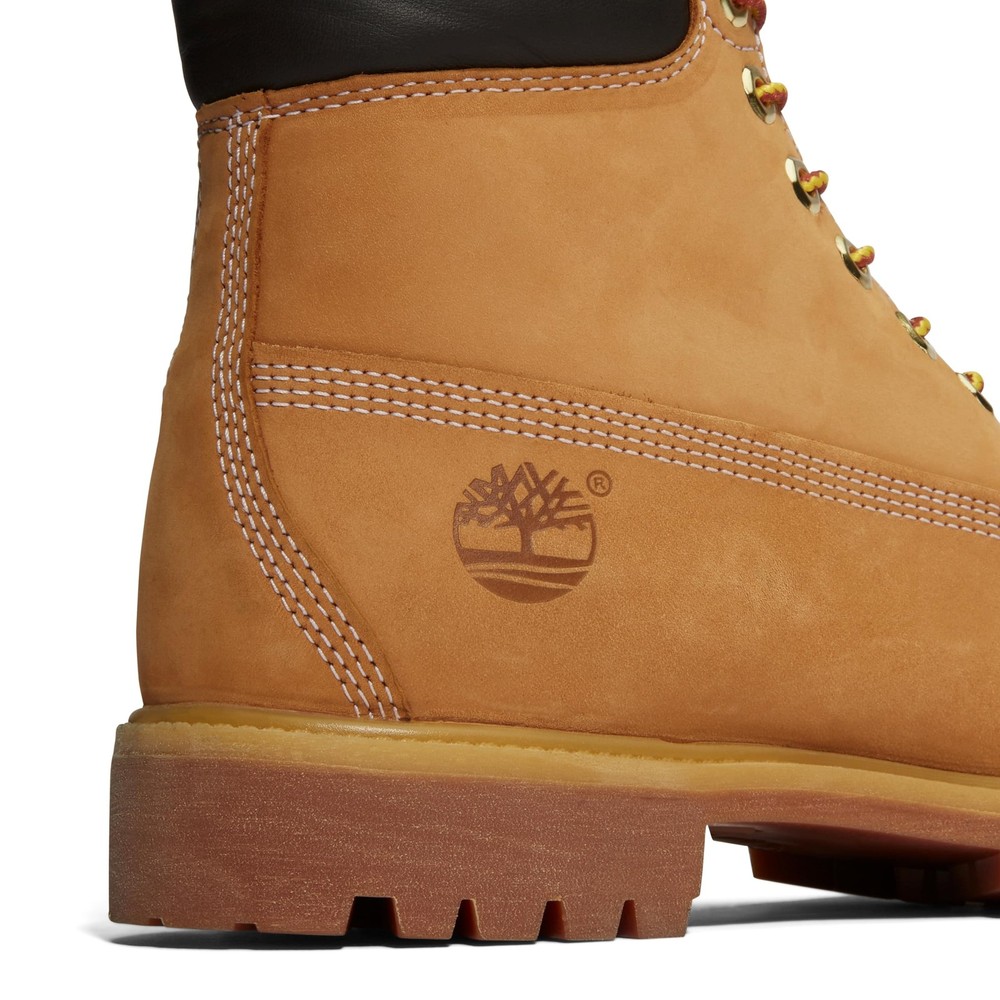 Premium Classic Timberland Boots - Black Wheat Nubuck 11