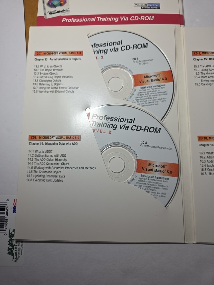 AppDev Visual Basic 6.0 14 CD Interactive Training BEGINNER TO ADVANCED