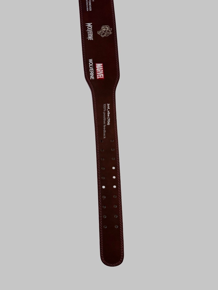 Darc Sport x Marvel Wolverine “Never Surrender” Weightlifting Belt Medium NWT