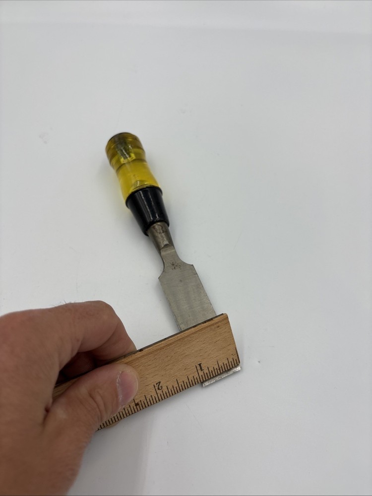 STANLEY No.60 Wood Chisel Made In USA Sharp Edge Nice 1”