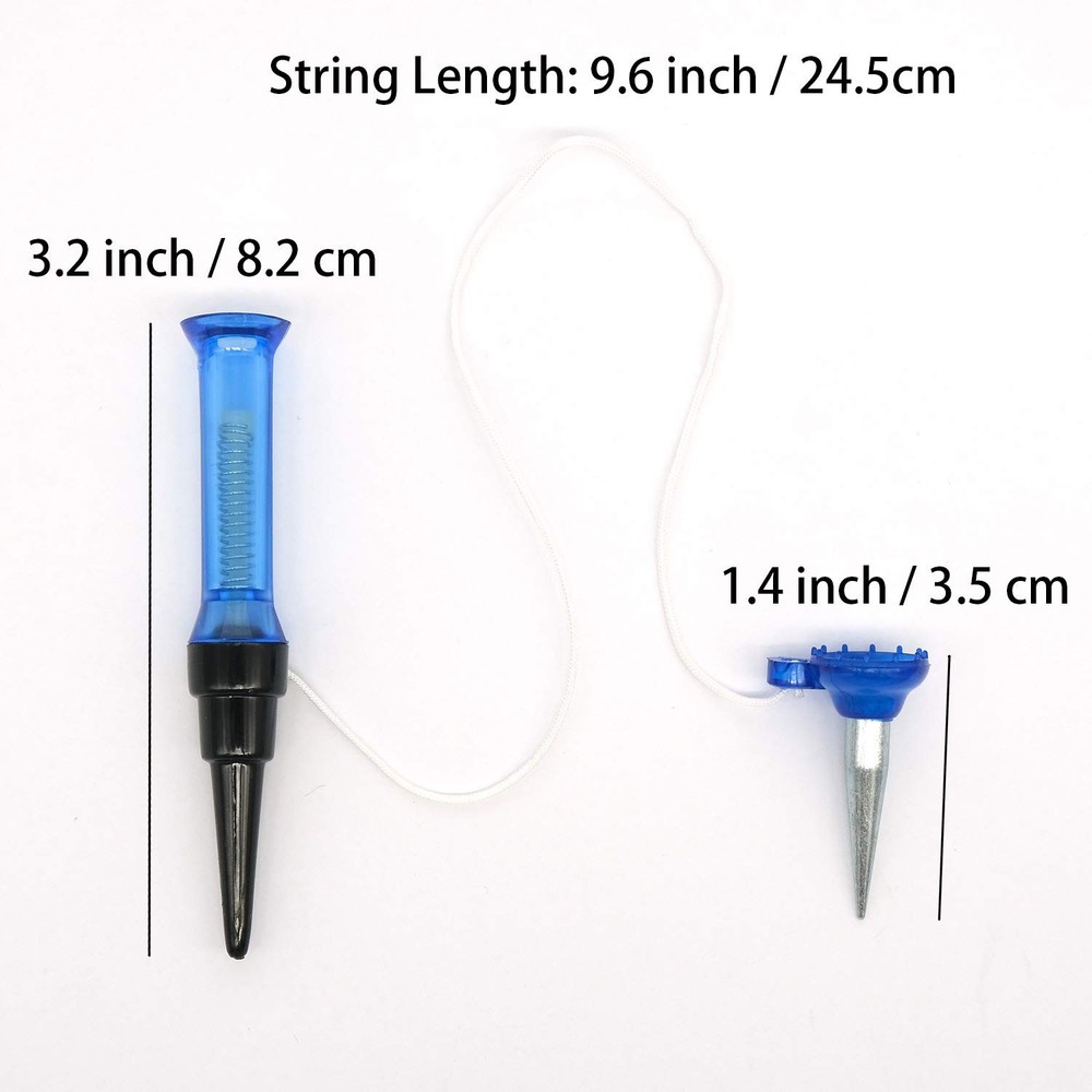 Leyal 4Pcs Spring Golf Tees Quality Durable Flexible Plastic tee