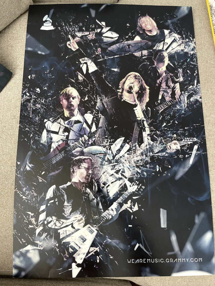 2012 GRAMMYs Foo Fighters "We Are Music" Campaign Poster