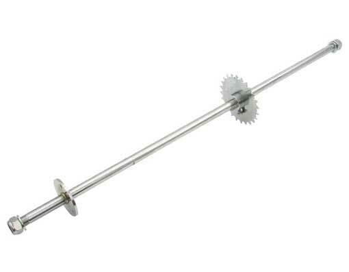 bike Conversion Kit Axl & Fixed Sprocket 15mm Chrome.