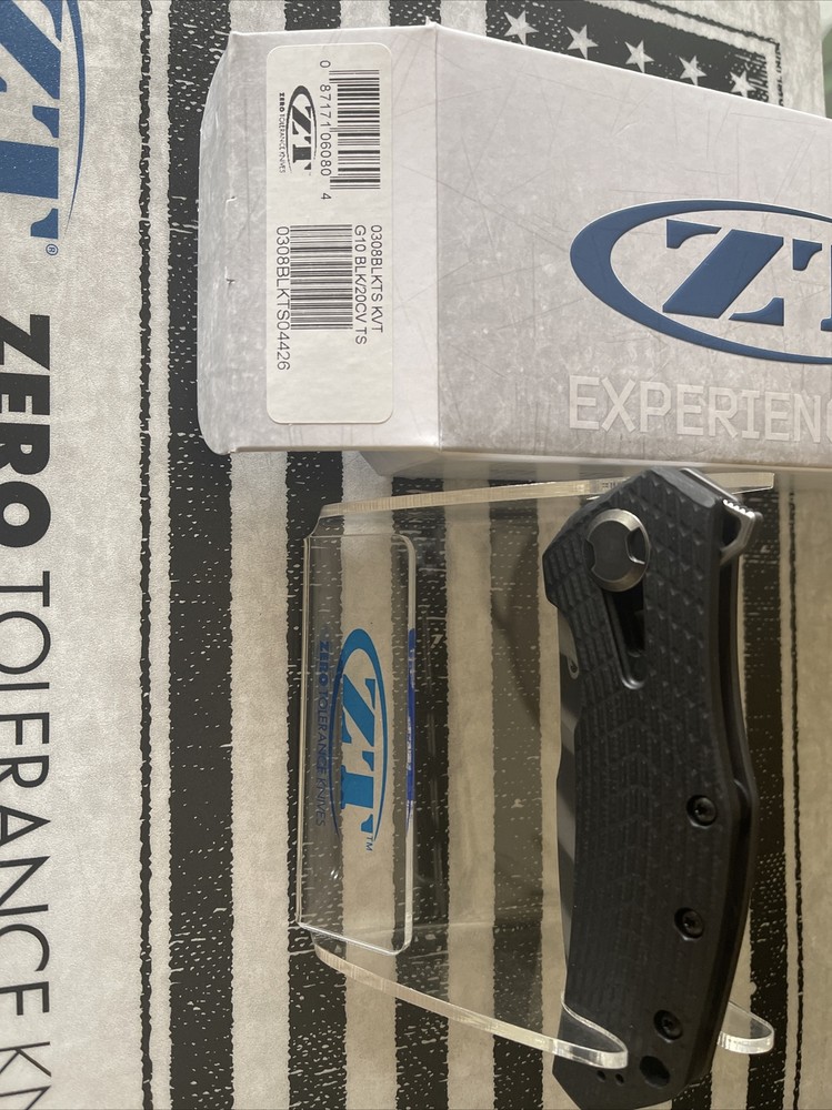 Zero Tolerance 0308BLKTS Frame Lock  20CV Stainless Authorized￼ Dealer