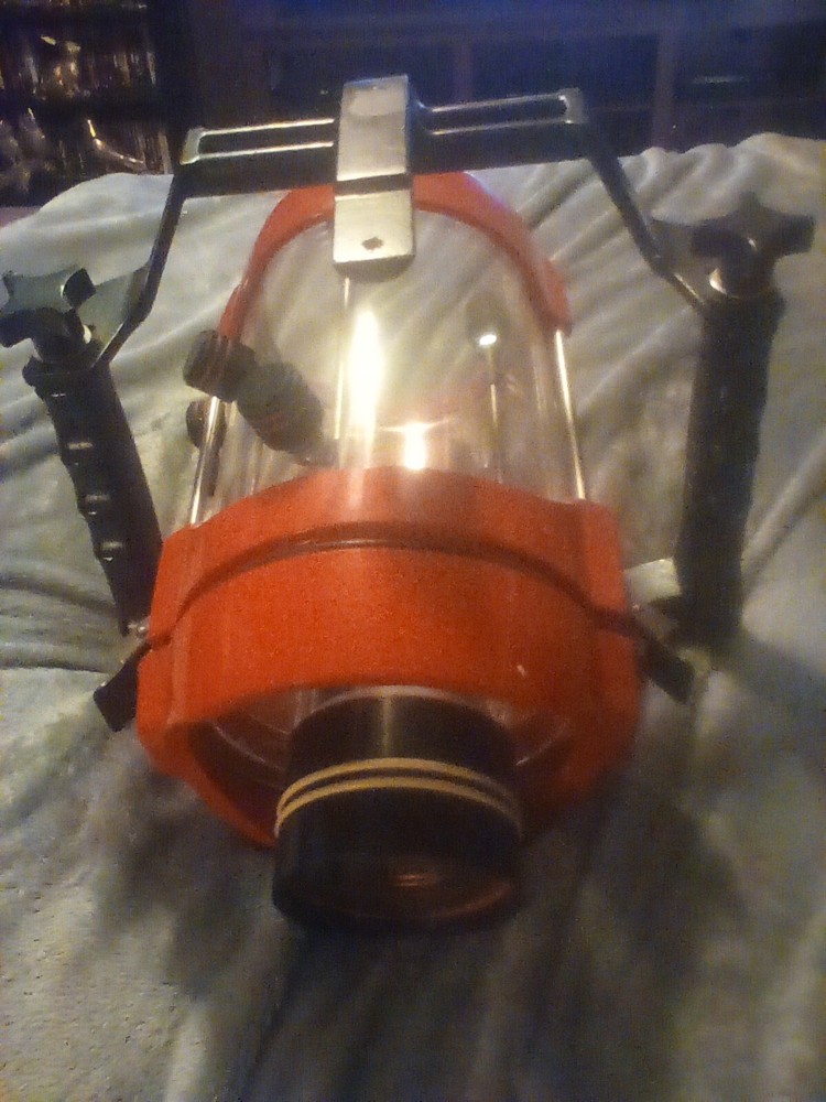Marine video underwater camera housing,red,and clear