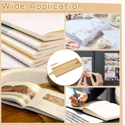 Bamboo Book Binding Tools, Book Binding Cradle with an Awl Bookbinding