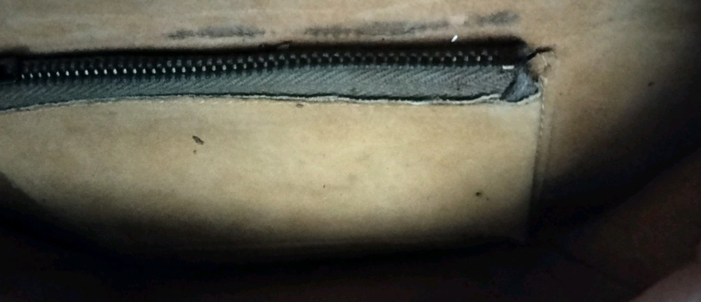 1970s Hand Tools Leather Satchel Purse Bag