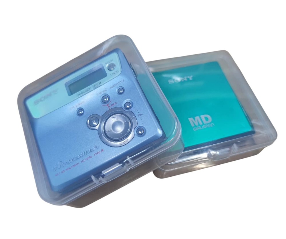 Plastic Waterproof and Moisture-proof Storage Case For MD Walkman MiniDisc Playe