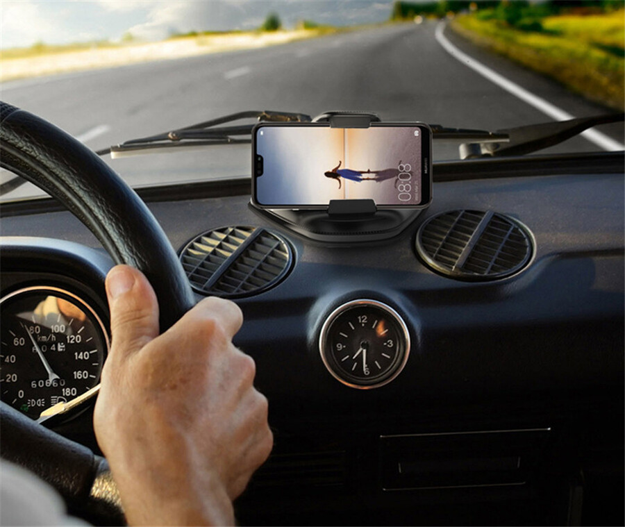 Adjustable Car Dashboard Phone Holder Clip Stand GPS Support Bracket Holder Kit