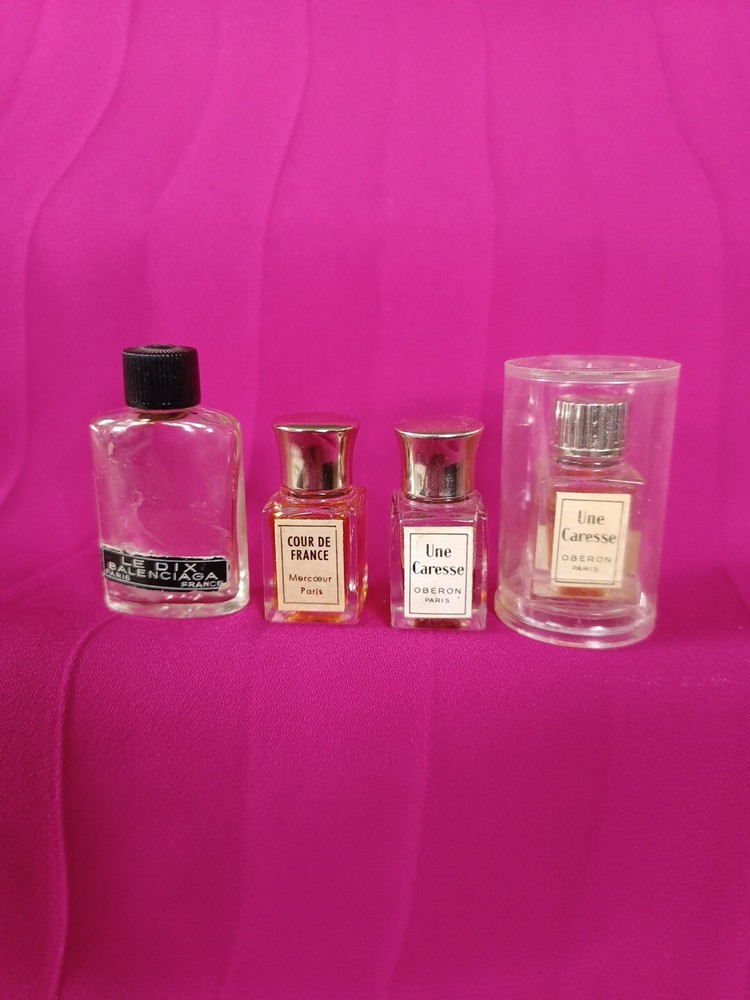 Vintage Mini Perfume Bottles-Balenciaga,Oberon