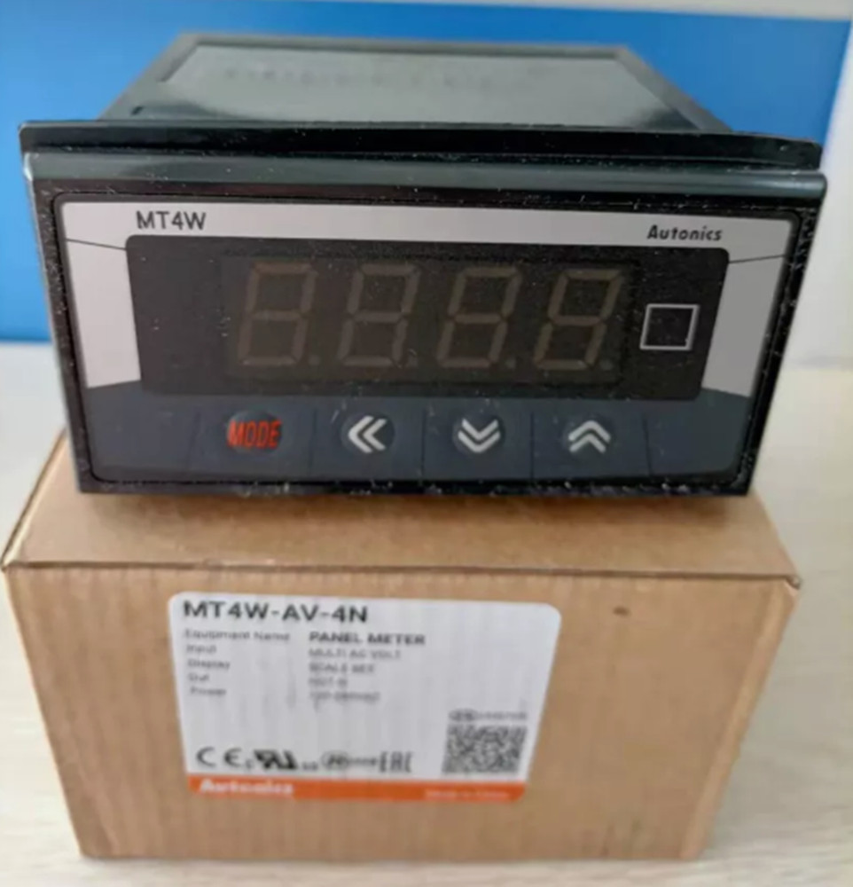 New AUTONICS MT4W-AV-4N Panel Meter
