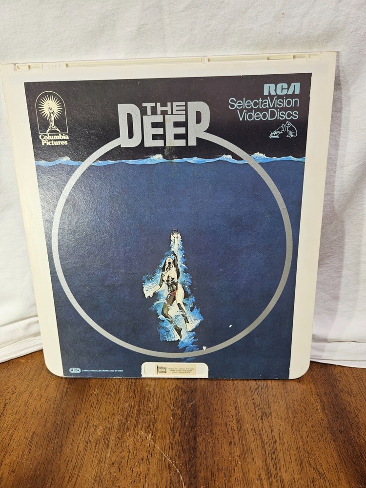 The Deep CED Video Disc Jaqueline Bisset and Nick Nolte 1982