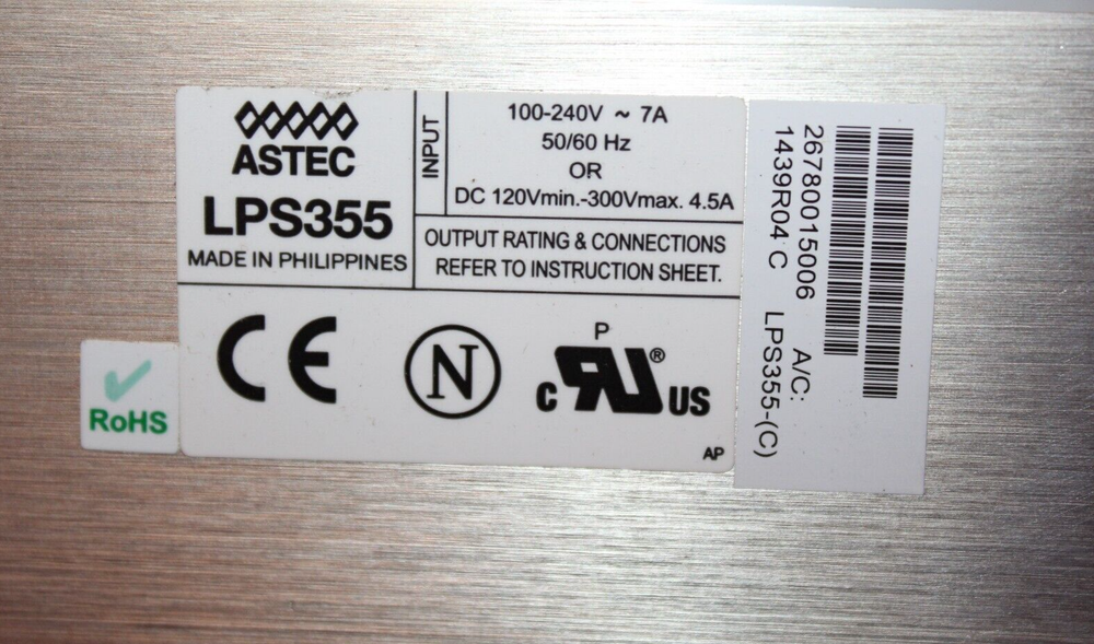 ASTEC LPS 355 Power Supply - Used
