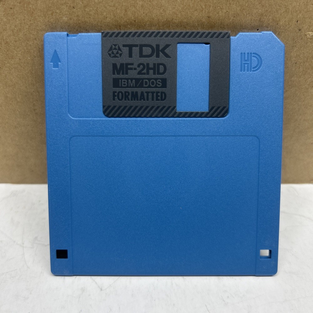 90 TDK Floppy 2HD IBM Formatted 3.5 Floppy Disk Diskettes