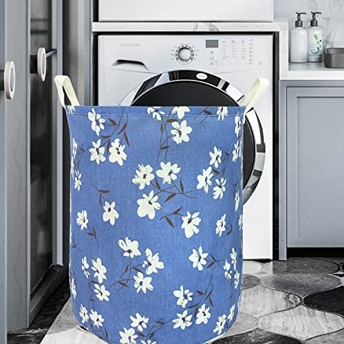 Merdes 19.7’’ Waterproof Foldable Laundry Hamper, Dirty Clothes Magnolia