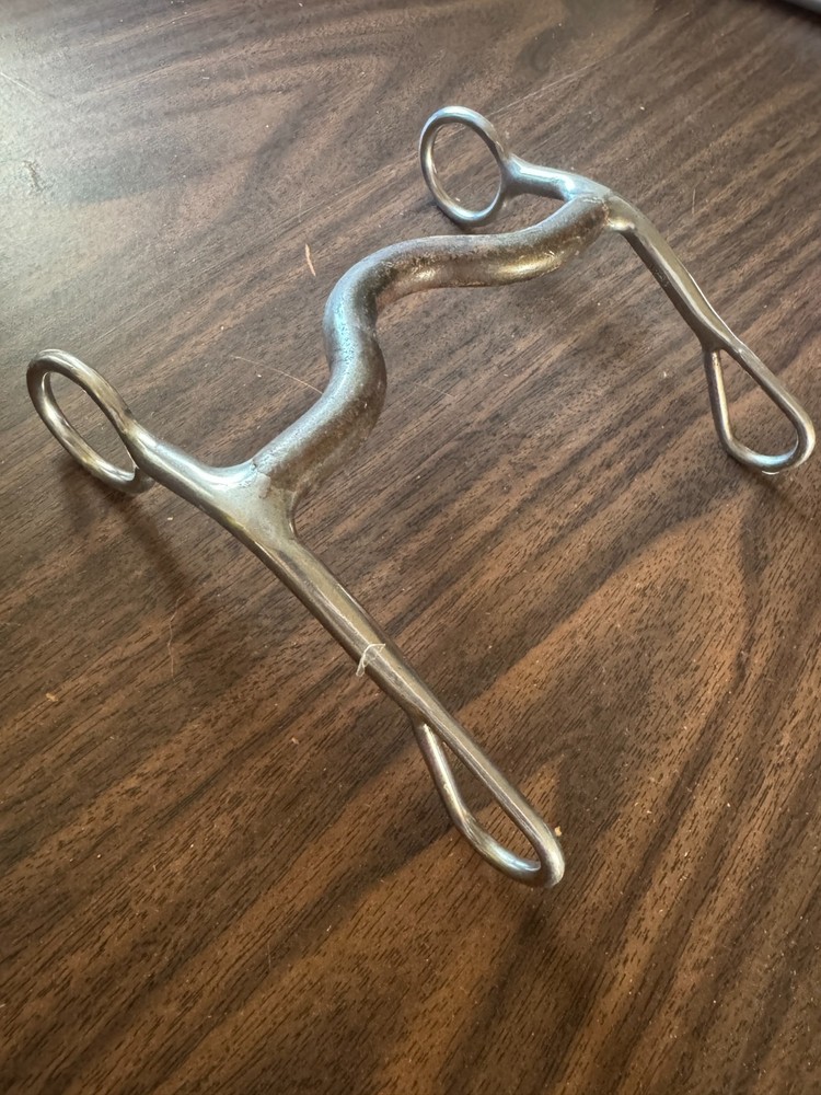 Western Curb Bit Ported Solid Mouth